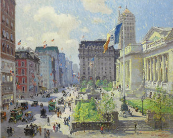 E423 united states (colin campbell cooper) impressionist painting online electronic library