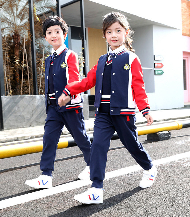 Primary school uniforms suit Spring and autumn season 1st grade children Banfu kindergarten Garden clothes College Wind Games costumes