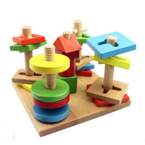 Красочный конструктор, игрушка, Слинки, раннее развитие