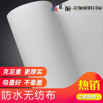 Goodix non-woven cloth Waterproof inkjet pearl canvas Art reproduction supplies Photo studio hanging painting printing factory direct sales