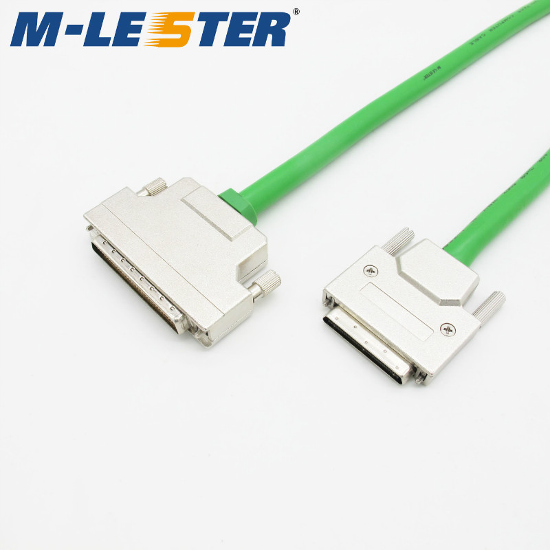 Meng Leitsut SCSI Line VHDCI68 SCSI Connector V68 Gong to HPDB68 public connection line 1 m