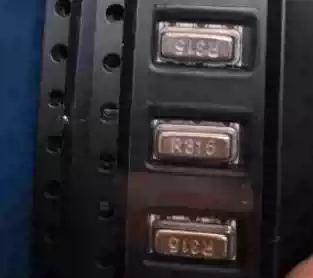 SMD sound meter R315 patch 3 feet accuracy 75K R315A 3*7 surface acoustic wave resonator SMD