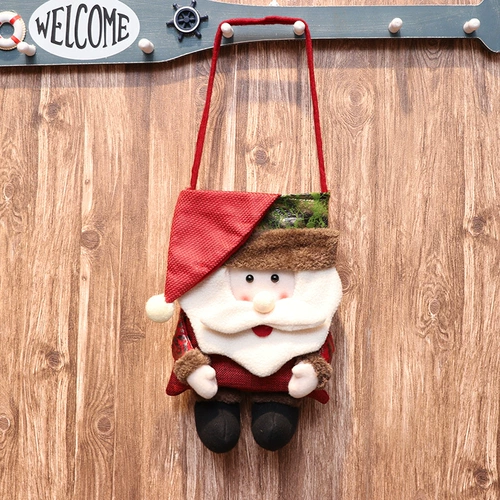 Apple, рождественский креативный декор, милый рюкзак для пожилых людей, детская льняная сумка, подарок на день рождения