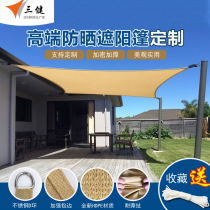  Shading net custom encryption thickening sunscreen outdoor courtyard roof household sun room heat insulation and anti-aging shading net
