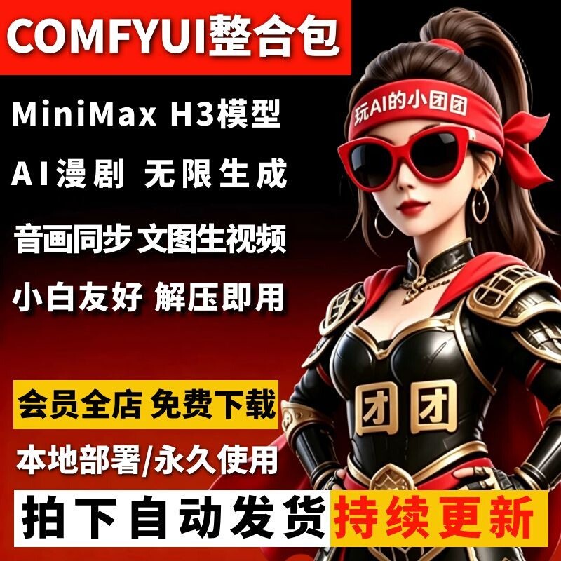 Comfyui Integrated Package Installation Package Minimax H3 Model Comic Workflow Comfyui Tutorial Workflow Comfyui Integrated Package Installation Package Minimax H3 Model Comic Workflow Comfyui Tutorial Workflow