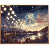 Jiacai Tianyan DIY Digital Oil Painting Custom Living Room Пейзаж анимация анимация персонаж наполнение цветовой декоративной живопись