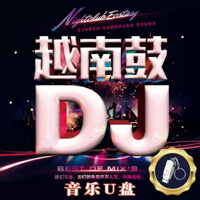 Vietnam drum rage DJ car U disk trampoline Street pop hard song high quality heavy bass USB music USB flash drive