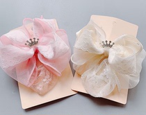 South Korea imported childrens dance ballet hair accessories dancing girl baby bow tie hair net hair bun