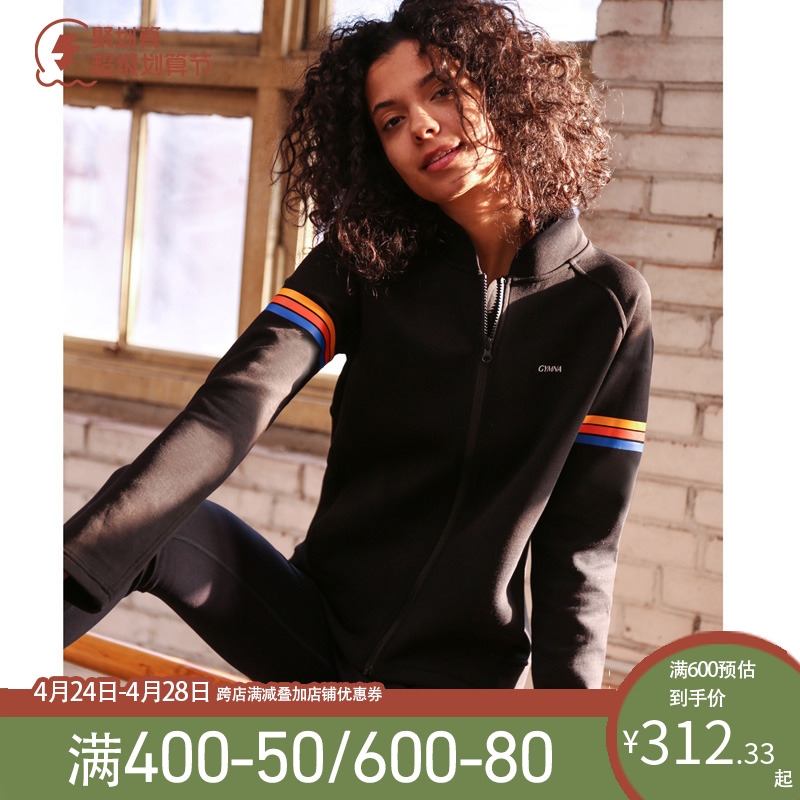 GYMNA Xinhua Spring Fitness Costume Long Sleeve Training Yoga Clothes Casual Jacket Clothes
