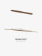 New Chinese-Style Landscape Restaurant Light, Linear Pendant Light, Modern Minimalist Mid-Century Walnut Color Tea Room Dining Table Lighting