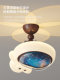 Children's Room Ceiling Light with a Vintage Style, Creative Astronaut Design, Suitable for Boys' Bedroom, Warm Projection Sunset and Starry Sky Light