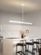 Minimalist Restaurant Light, Modern and Simple, Suitable for Home Dining Table, Dining Room, Bar Counter, Linear Strip Light, Nordic Office Pendant Light