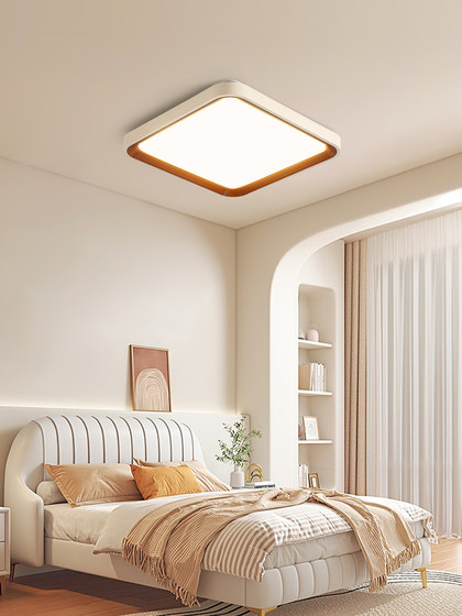 Vintage Cream-Style Master Bedroom Ceiling Light, Minimalist Retro Young People's Room Light, Eye-Protecting Study Room Children's Room Main Light