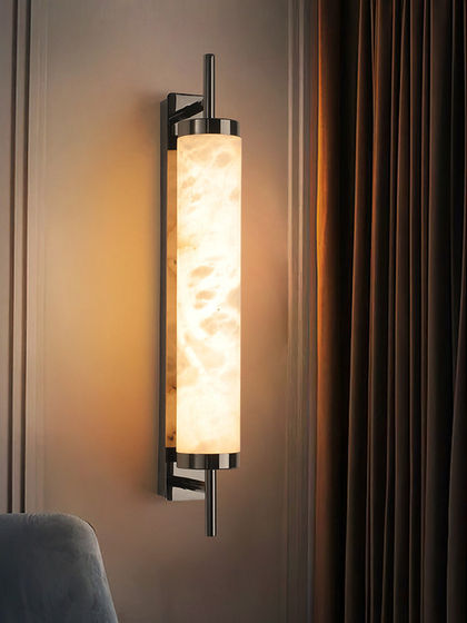 Bedroom Bedside Lamp 2026 New Model High-End Marble Wall Lamp Italian Light Luxury Style with a Sense of Sophistication for Living Room Background Wall and Corridor Lighting