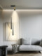 Bedroom Bedside Small Pendant Light with Spotlight, Modern Minimalist Light Luxury Single-Head Nordic Minimalist Bar Room Long-Line Pendant Light