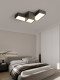 Full-Spectrum Living Room Ceiling Lamp, Creative and Unique Geometric Bedroom Study Lamp, Modern and Simple Whole-House Package Combination
