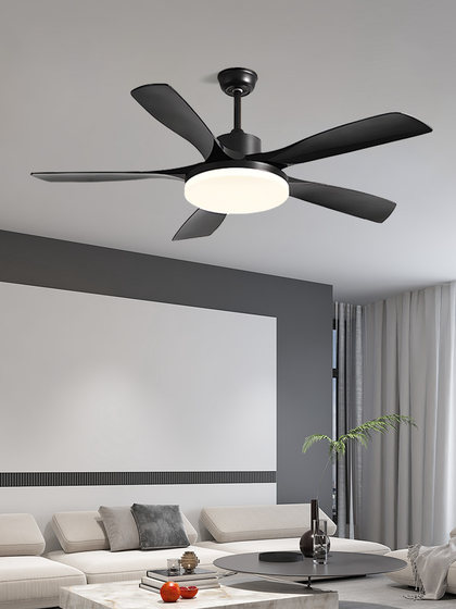 Fan Lamp 2026 New Model for Living Room and Dining Room, Integrated Ceiling Fan Lamp, Variable Frequency, Retro Minimalist with Fan, Ceiling Chandelier