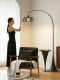 Italian Minimalist Bedroom Fishing Floor Lamp, Light Luxury and High-End Feel, Living Room Sofa Side Integrated Standing Lamp with Storage