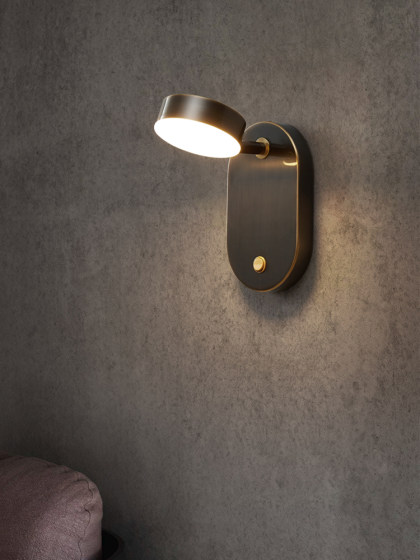 Wall Lamp Bedroom Bedside Lamp Modern Minimalist Nordic Lighting Luxury Living Room Background Wall All-Copper with Switch Corridor Light