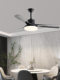 Fan Lamp 2026 New Model for Living Room and Dining Room, Integrated Ceiling Fan Lamp, Variable Frequency, Retro Minimalist with Fan, Ceiling Chandelier
