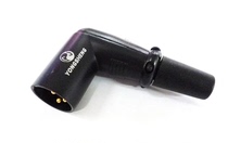 Yong sound YS148BG YS147BG (black gold plated) three 3 core right angle bend microphone microphone microphone Kanon male plug