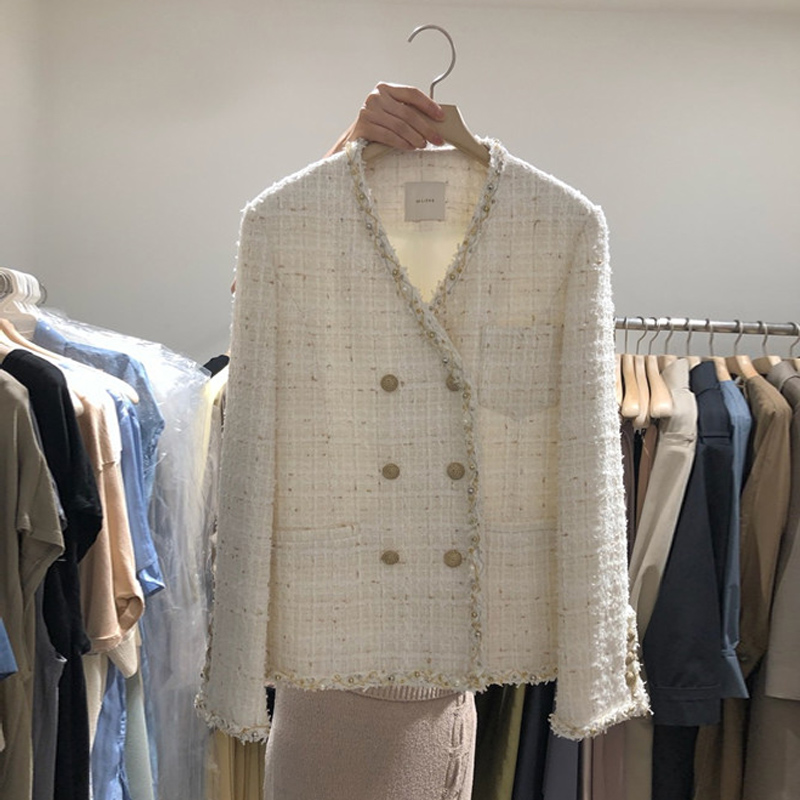 2019 autumn new Korean version is thin and fashionable ladies small suits small fragrance coat casual wild chic suit women