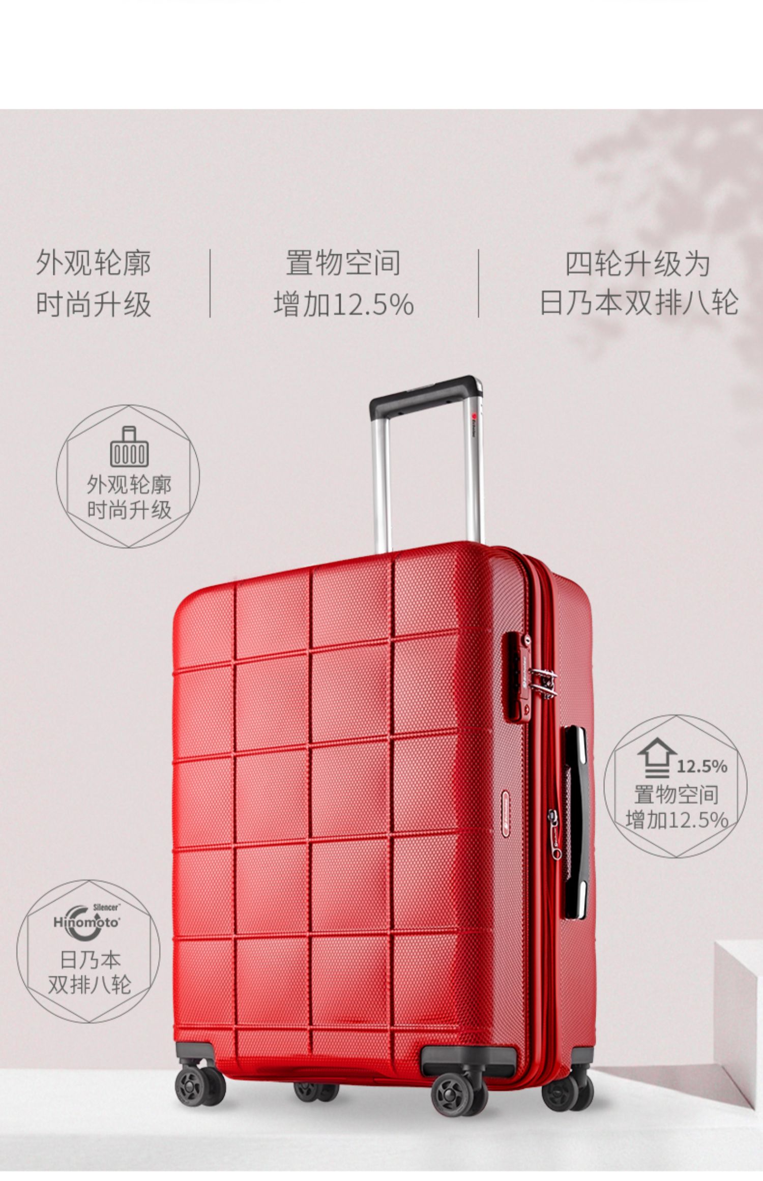 Echolac tình yêu Cola mở rộng phổ biến xe đẩy trường hợp vali 20 inch vali 24 inch nam và nữ lên máy bay - Va li vali cho bé