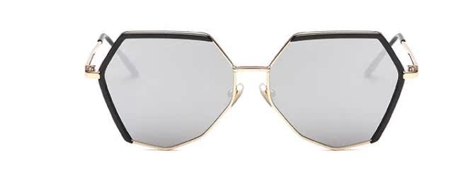 Kính râm nữ 2018 Kính râm cá nhân đa giác kính tom ford
