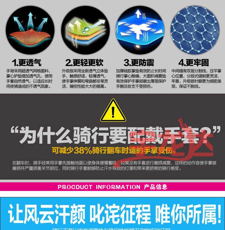 Gants pour vélo homme - Ref 2250736 Image 5