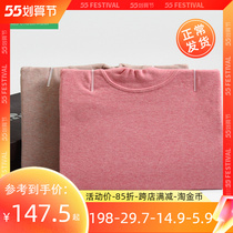 AB lingerie lady autumn winter in thick leka color woven cotton hairbrush suede semi-high collar warm autumn clothes autumn pants suit H603