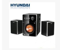 HYUNDAI modern F-318 wooden computer speakers with heavy low sound cannons HIFI sound quality (Shun Feng speed hair)