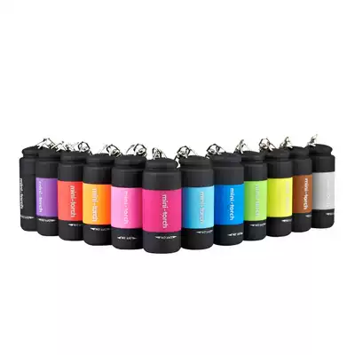 USB rechargeable LED flashlight mini Mini Mini Pocket strong light portable outdoor rechargeable keychain small flashlight