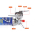 Windproof lửa thẻ xi lanh khí đốt bếp gas ngoài trời bếp lò di động chia dã ngoại dã ngoại lửa trại - Bếp lò / bộ đồ ăn / đồ nướng dã ngoại bep con Bếp lò / bộ đồ ăn / đồ nướng dã ngoại