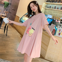 Pregnant women's T-shirts are loose and thin in summer with long-sleeved short-sleeved bottom shirt and Korean version of fashion wearing spring and summer tops