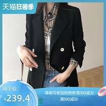 (60% off clearance only 239 4 yuan)Small suit jacket womens casual small suit short British style autumn V603