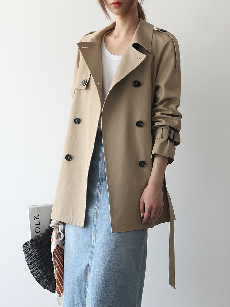 Trench pour femme en Coton - Ref 3227068 Image 8