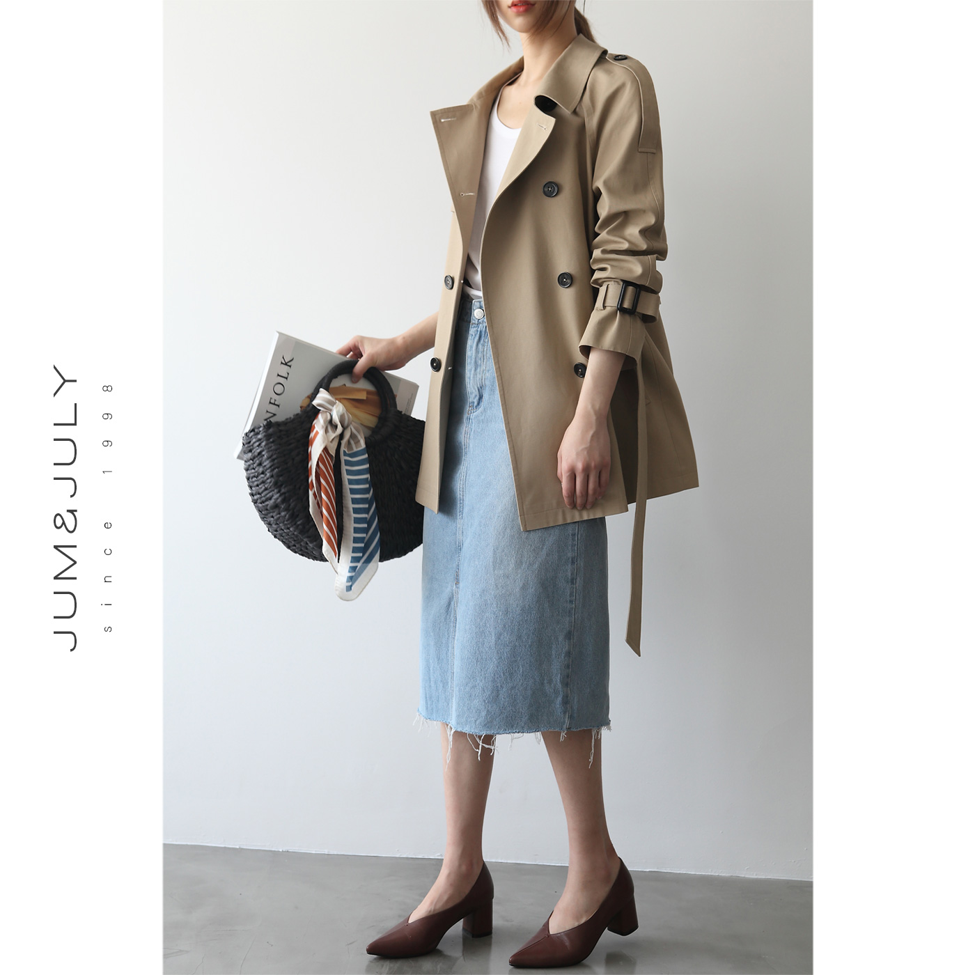 Trench pour femme en Coton - Ref 3227068 Image 3