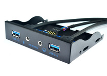 USB3 0 Audio front panel 19-pin 20pin to USB3 0 HD-AUDIO 3 5 audio adapter card