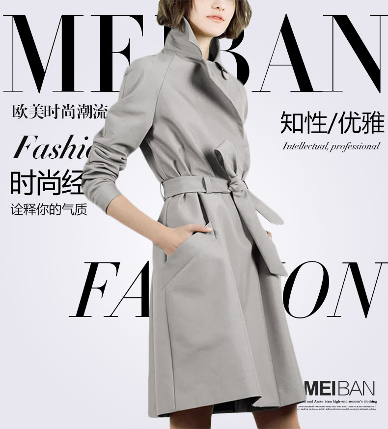 Trench pour femme BUN  CHARME en Polyester - Ref 3227094 Image 7
