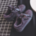Giày cotton nữ mùa đông 2018 phiên bản Hàn Quốc mới của những cô nàng ngông cuồng cộng với đôi giày nhung ấm áp không thấm nước giầy dép juno Plimsolls