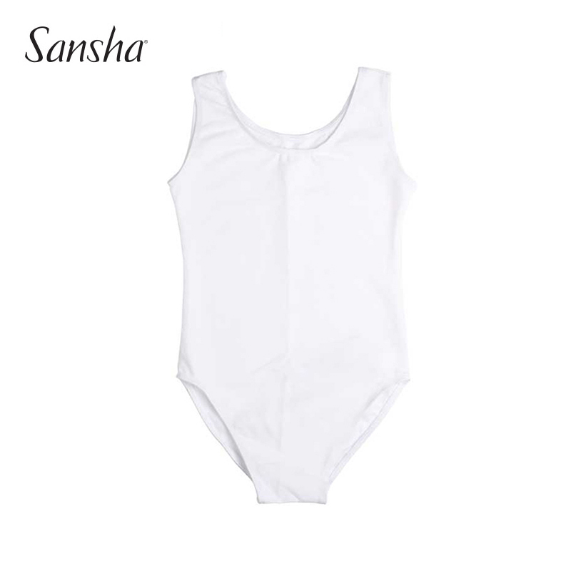 Whitequality goods Sansha Sansha children Dance clothes male girl Conjoined body vest Uniforms Ballet Gihon  Body suit