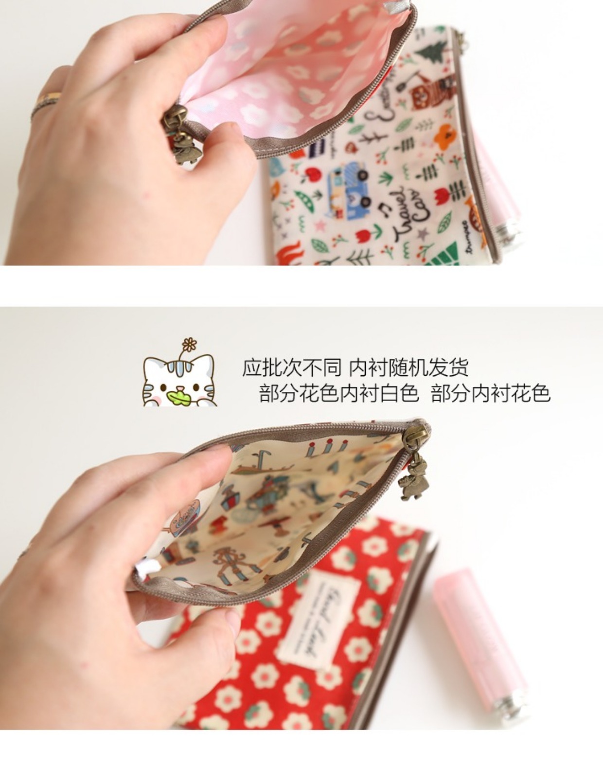 Đồng xu nữ dễ thương nhỏ tươi nhỏ Hàn Quốc không thấm nước tay túi xu phim hoạt hình nhỏ túi vuông mỹ phẩm túi ví da nam cao cấp