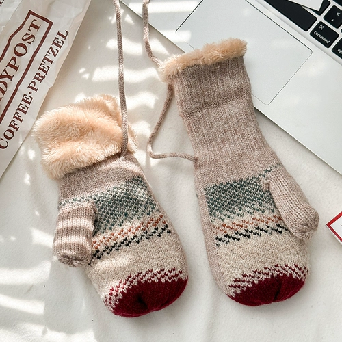 Детские удерживающие тепло утепленные перчатки для друга, 3-8 лет, подарок на день рождения