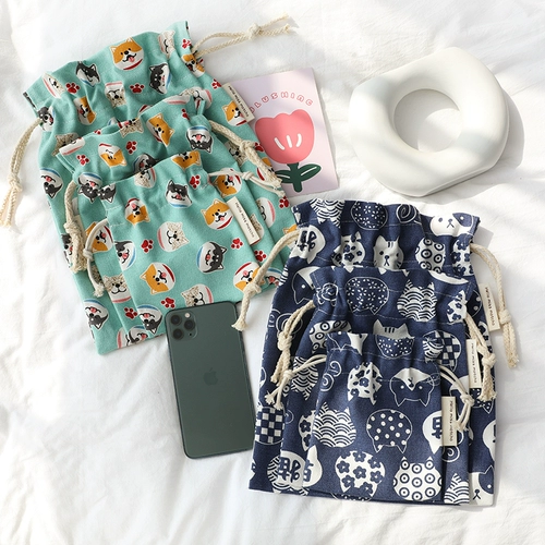 Комплект, мешочек, ткань, пылезащитная система хранения, в корейском стиле