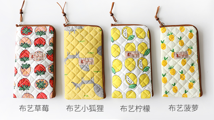 Túi đựng điện thoại di động 6,5 inch màn hình lớn nhỏ vải tươi hoa mùa hè dây cotton dễ thương kê Huawei MAX - Túi điện thoại cặp đeo chéo