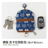 [Большой] Голубая маленькая кошачья голова