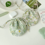 Мешочек, небольшая сумка, маленькая сумка-органайзер, кошелек, орхидея, популярно в интернете, увеличенная толщина