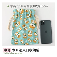 【Средний размер】 Свежая зеленая галстук -бабочка Акита