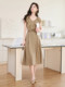 Xiangying khaki suit skirt ຊຸດສອງສິ້ນສໍາລັບແມ່ຍິງ 2026 summer ໃຫມ່ເທິງແລະ skirt ແບບຊາ outfit ສໍາເລັດຊຸດ