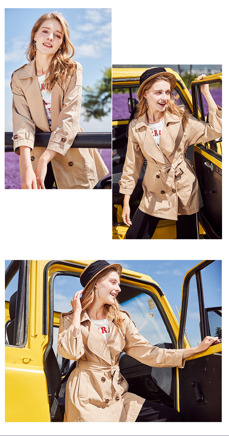 Trench pour femme en Coton - Ref 3226691 Image 26